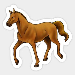 Horse - Thoroughbred - Chestnut Sticker